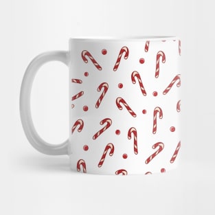 Candy canes pattern Mug